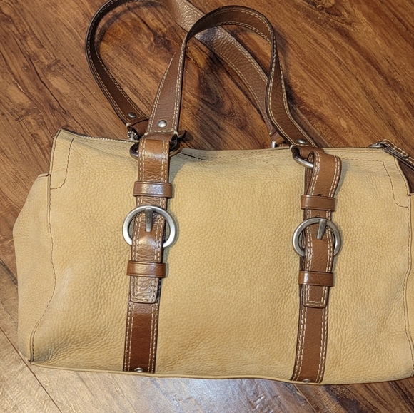 Coach Camel Tan Suede Nubuck Leather Purse C0773-F10895 - Picture 2 of 4